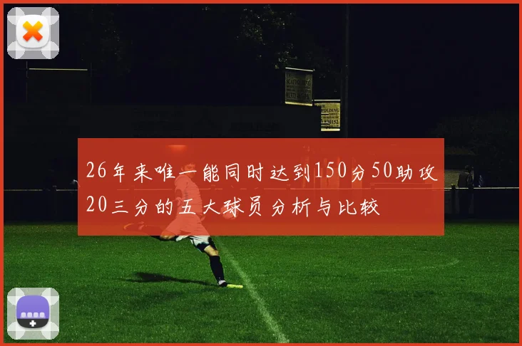 26年来唯一能同时达到150分50助攻20三分的五大球员分析与比较